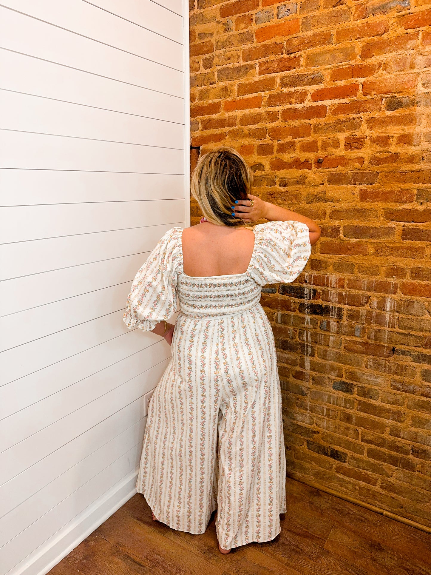 Dainty Floral Print Jumpsuit