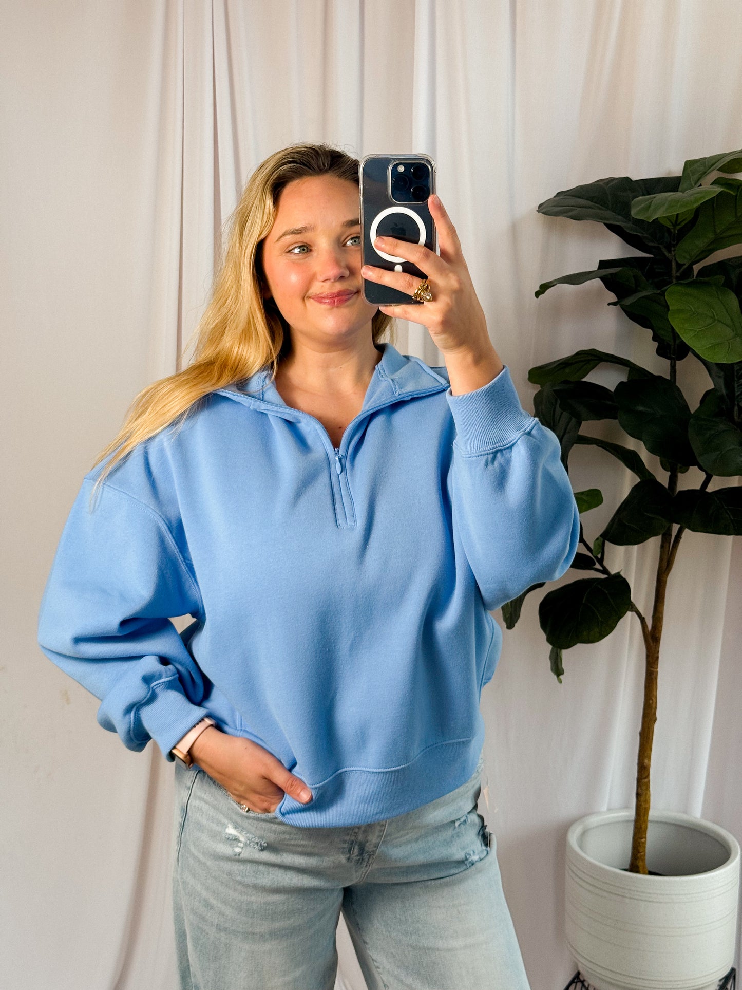 Essential Half-Zip Pullover