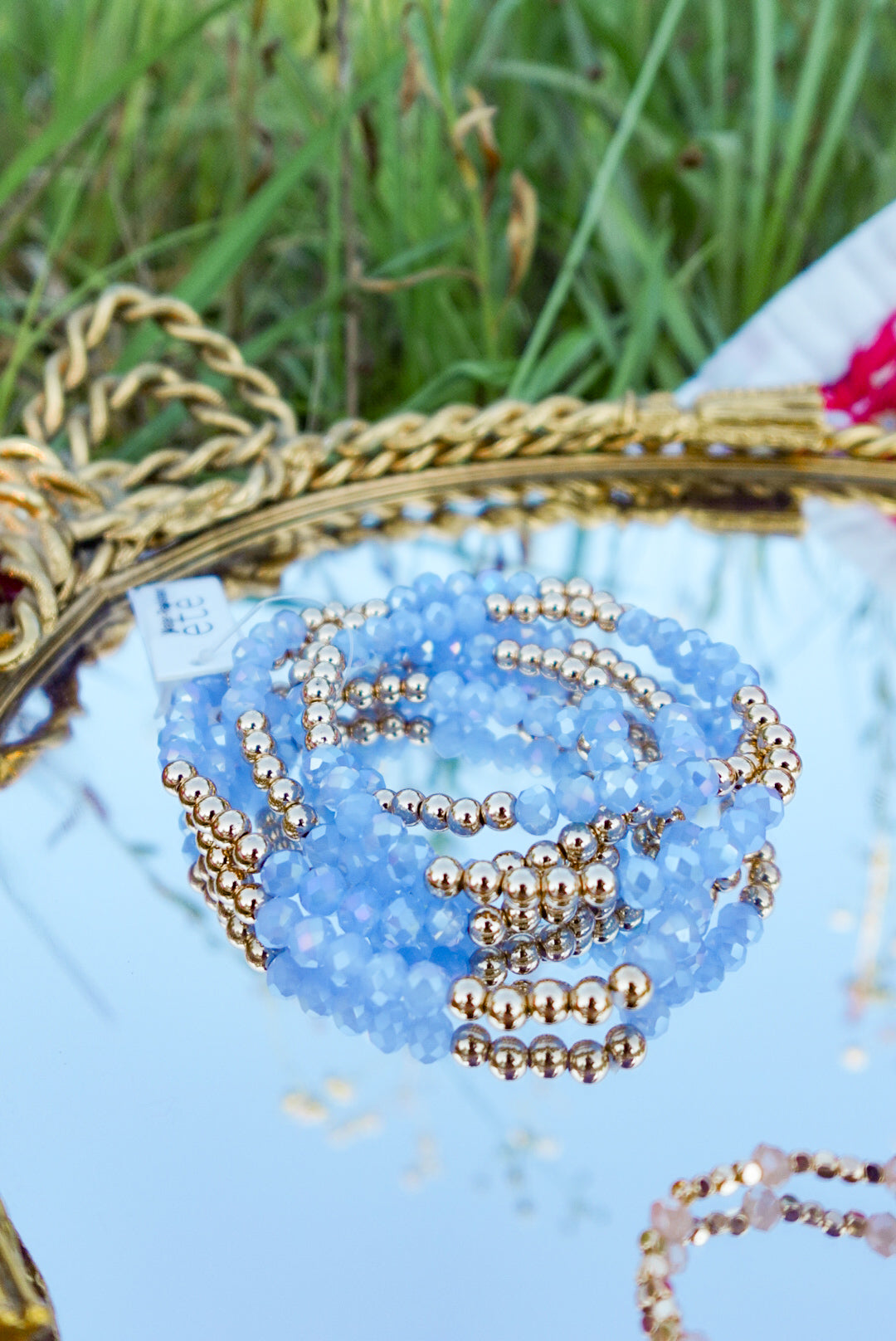 Blue & Gold Bracelet Stack