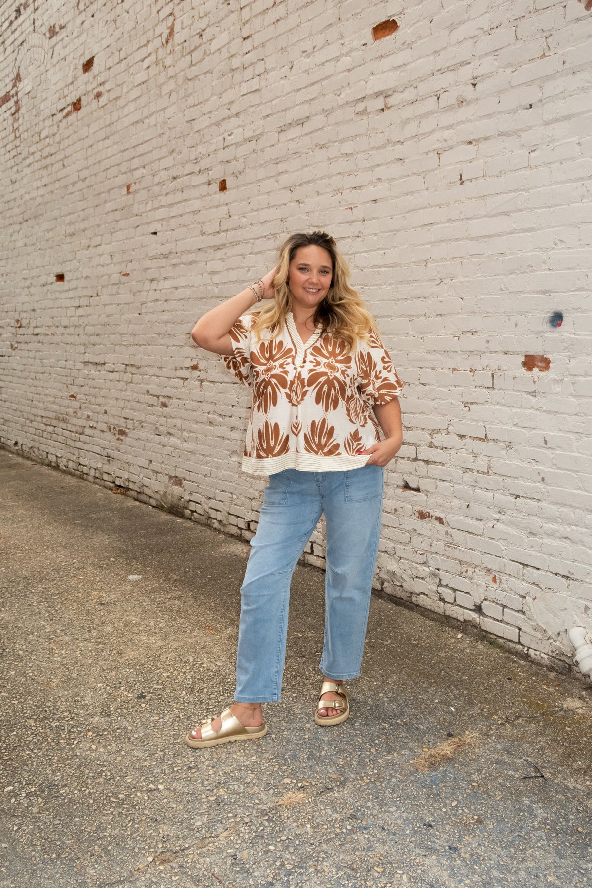 Rust & Ivy Floral Top