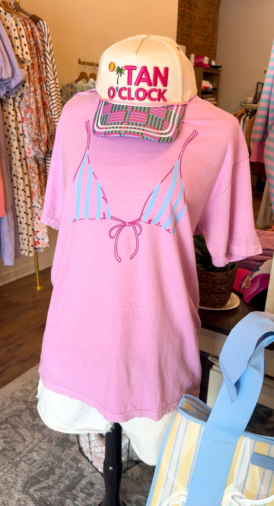 PRE-ORDER Pink & Blue Bikini T-shirt