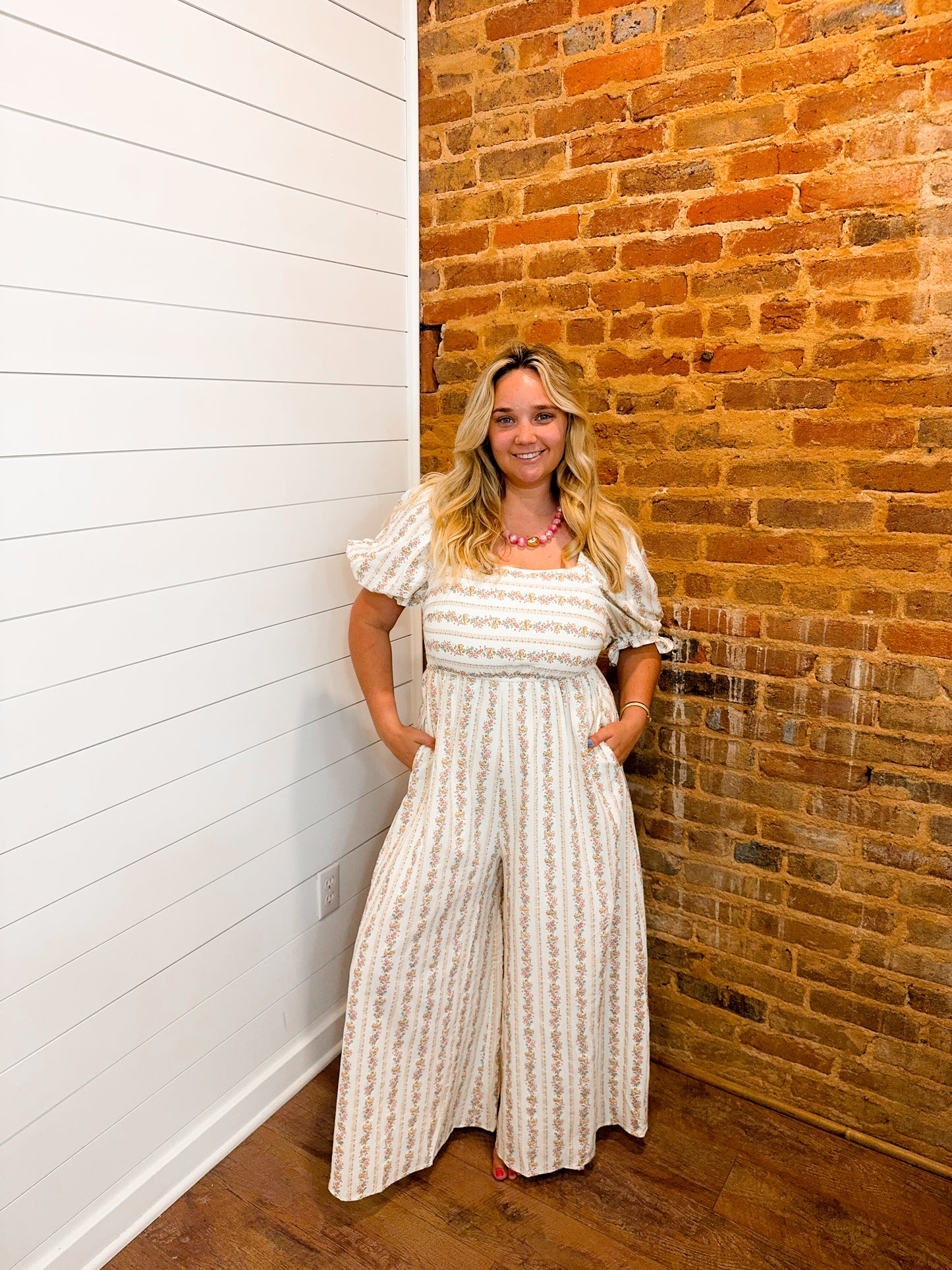 Dainty Floral Print Jumpsuit
