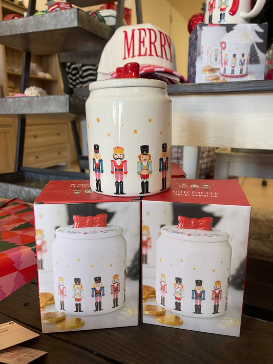 Nutcracker Cookie Jar
