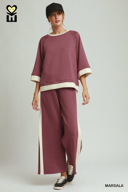 Marasal Bottoms With White Trim