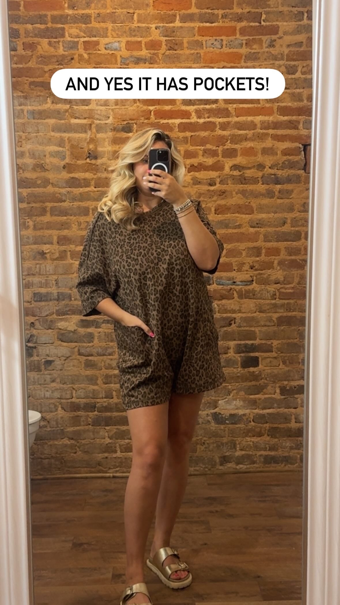 Leopard Print Romper