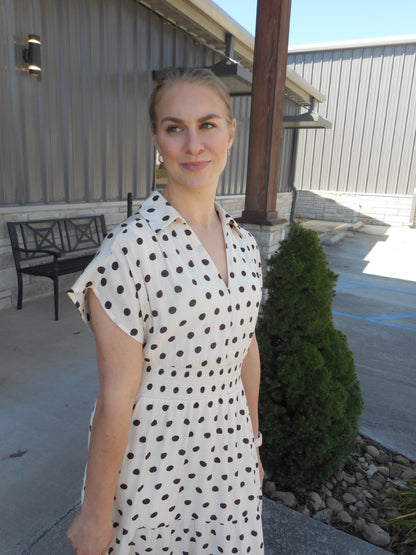 Polka Dot Dress With Pockets