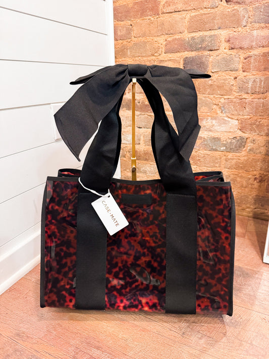 Tortoiseshell Bow Case Mate Jelly Bag (Copy)