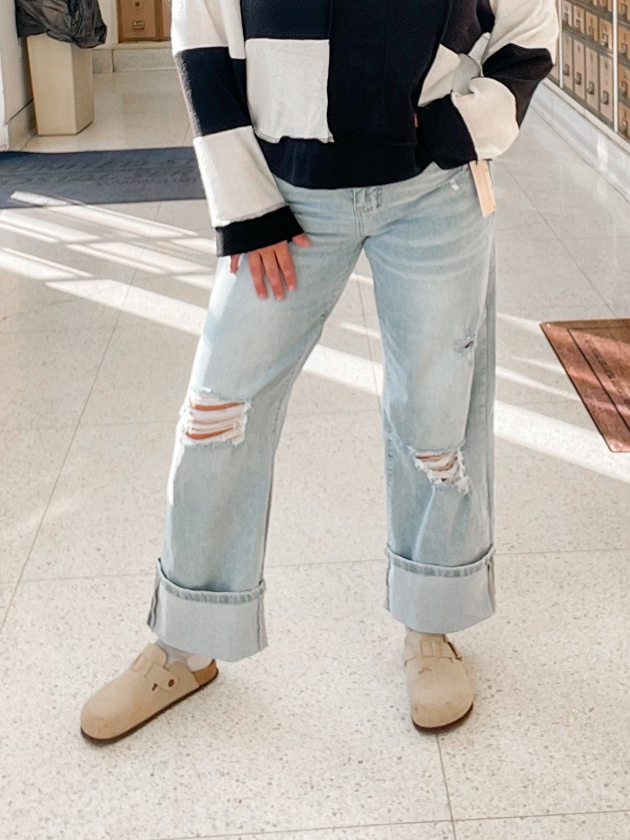 Relaxed Fit Lightwash Jeans