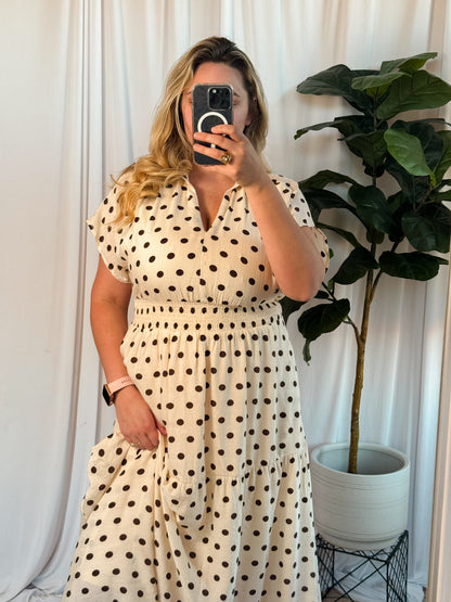 Polka Dot Dress With Pockets