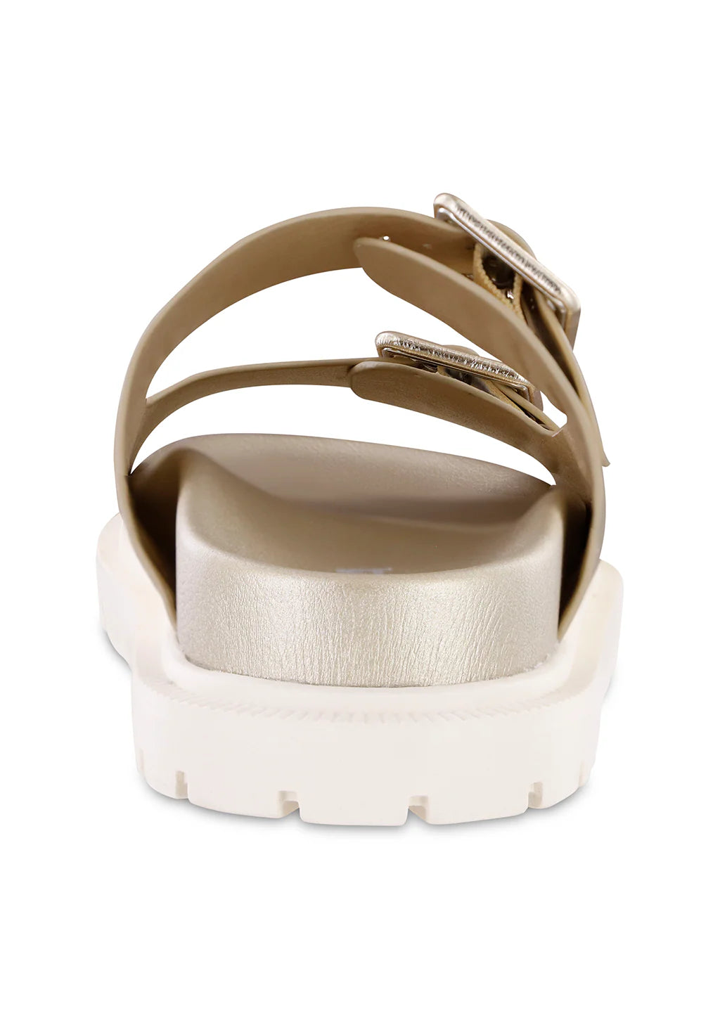 Gold Slip On Mia Sandals