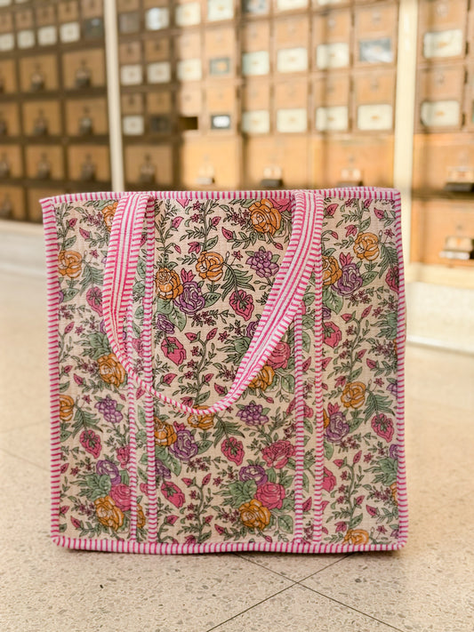 Downtown Darling Large Quilted Bag