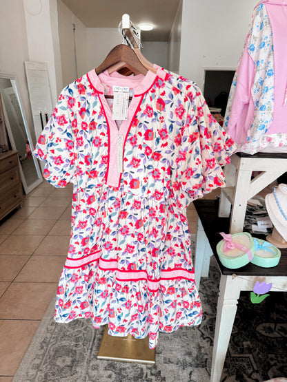 Floral Knee Length Dress