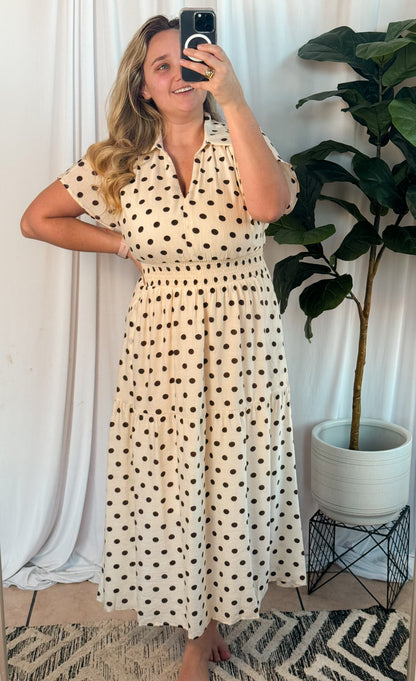 Polka Dot Dress With Pockets