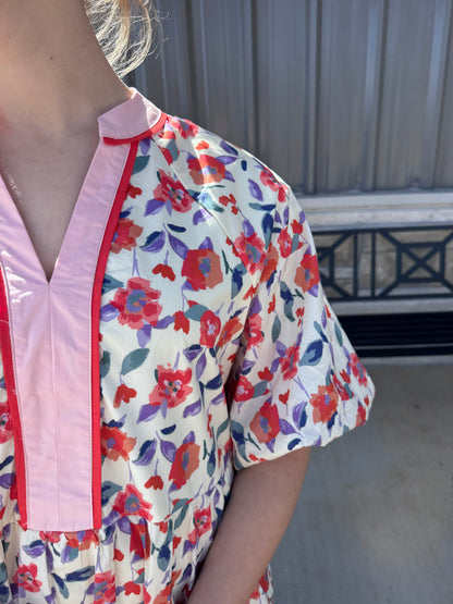 Floral Knee Length Dress