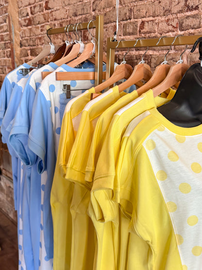 Yellow Polka Dot Pants Set