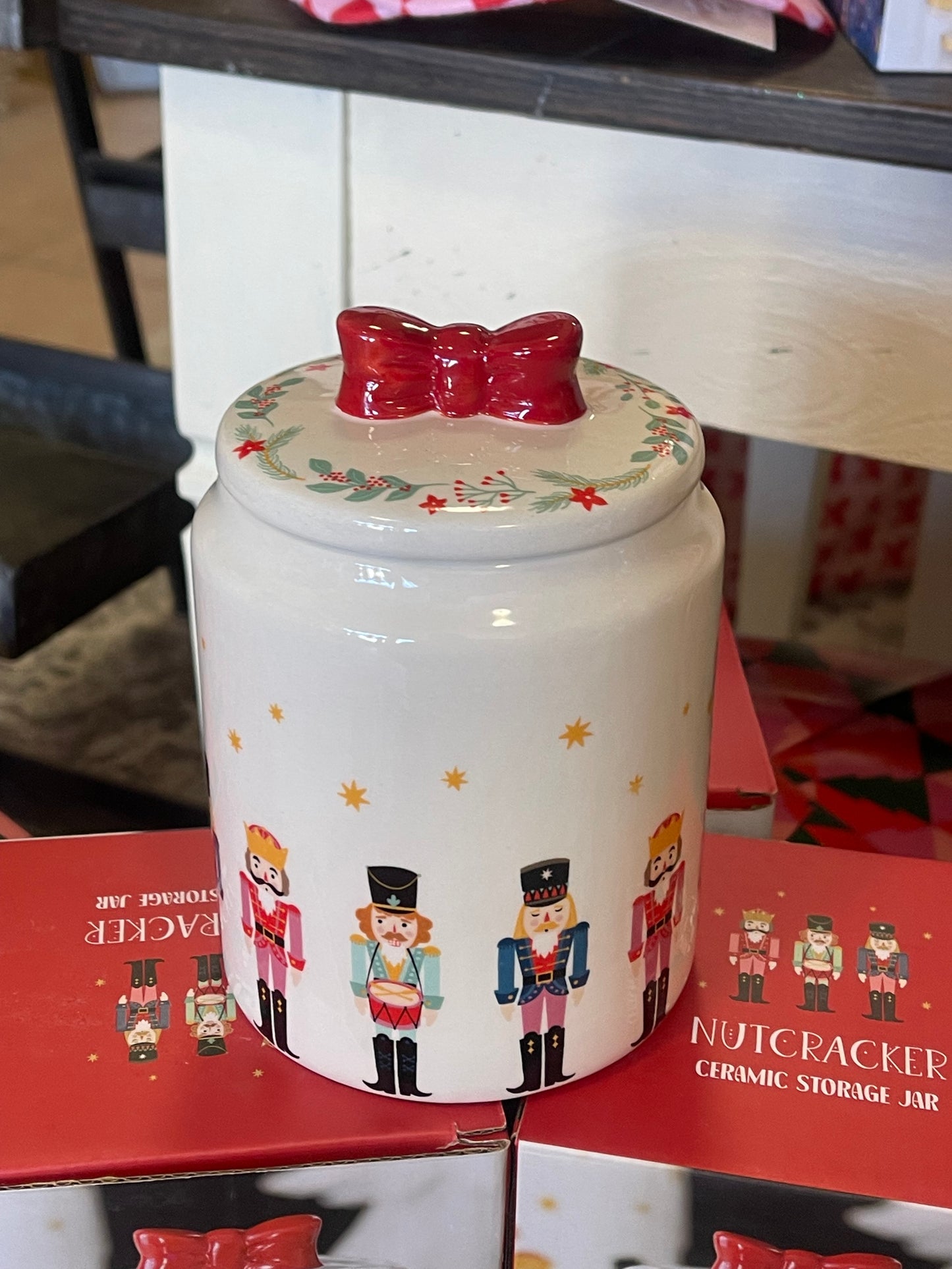 Nutcracker Cookie Jar