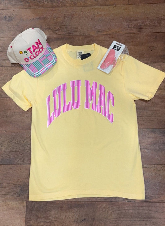 Sunshine Pink Lulu Mac Graphic Tee