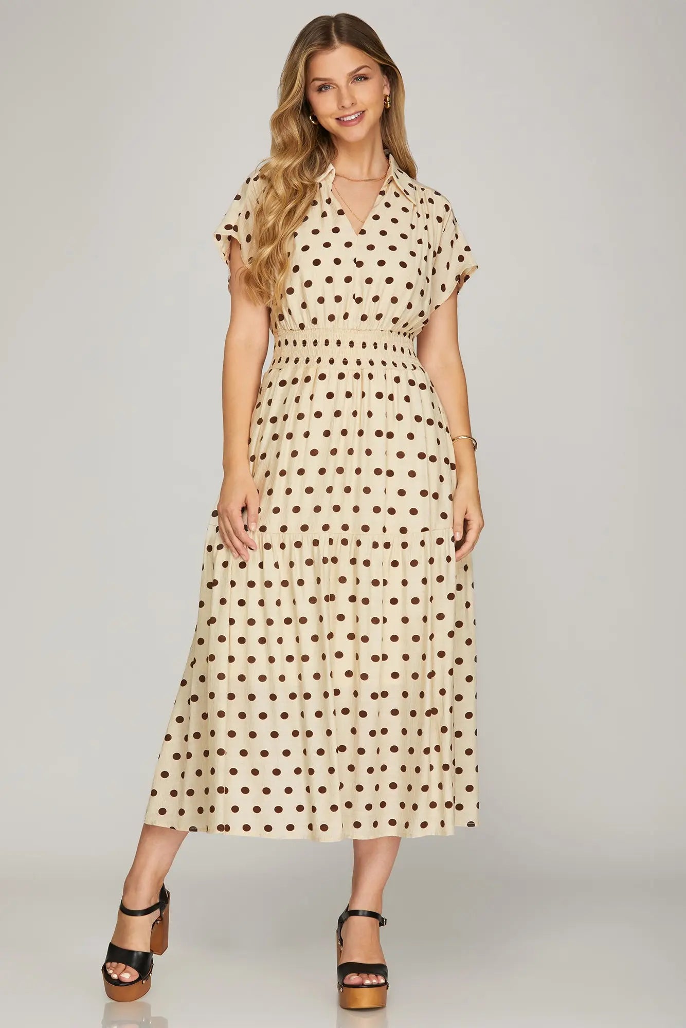 Polka Dot Dress With Pockets